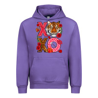 Tulip xoxo with tiger Urban Hoodie - NancyCooperArtShop