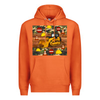 Bulldozer Camouflage Tumbler Premium Hoodie | Teevron