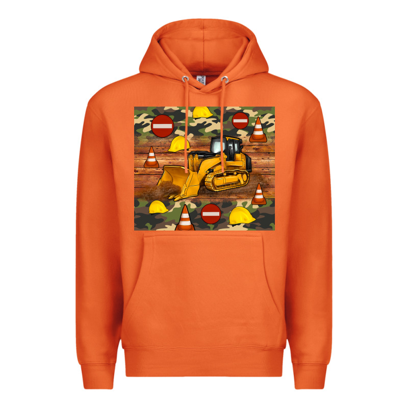 Bulldozer Camouflage Tumbler Premium Hoodie by Artiststas | Teevron