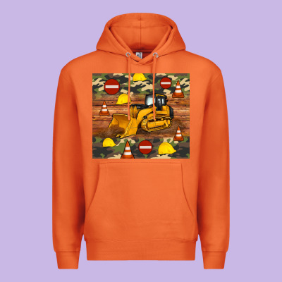 Bulldozer Camouflage Tumbler Premium Hoodie Designed By Artiststas