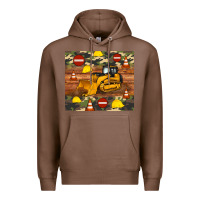 Chestnut bulldozer camouflage tumbler Premium Hoodie - Artiststas