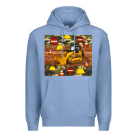 Colony Blue bulldozer camouflage tumbler Premium Hoodie - Artiststas