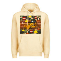 Pina Colada bulldozer camouflage tumbler Premium Hoodie - Artiststas
