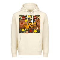 Sandshell bulldozer camouflage tumbler Premium Hoodie - Artiststas
