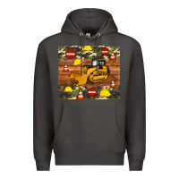 Smoke bulldozer camouflage tumbler Premium Hoodie - Artiststas