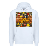 White bulldozer camouflage tumbler Premium Hoodie - Artiststas
