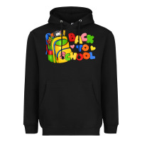 Black back to school with school bag Heavyweight Hoodie - texasbilliewilder