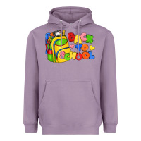 Lavender back to school with school bag Heavyweight Hoodie - texasbilliewilder