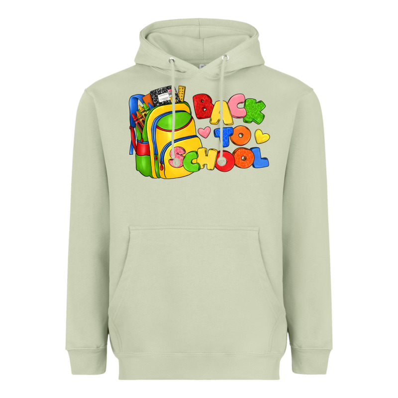 Back To School With School Bag Heavyweight Hoodie by texasbilliewilder | Teevron