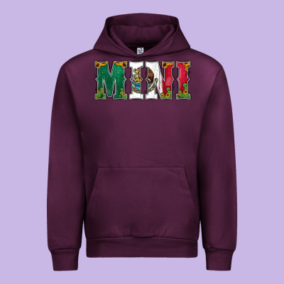 Mexican Flag Mini Urban Hoodie Designed By Jasminsmagicworld