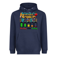 Navy battery life of a bus driver Heavyweight Hoodie - texasbilliewilder