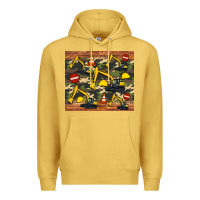 Antique Gold excavator camouflage Premium Hoodie - Artiststas