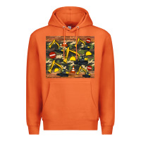 Carrot excavator camouflage Premium Hoodie - Artiststas