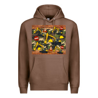 Chestnut excavator camouflage Premium Hoodie - Artiststas