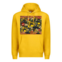 Lemon excavator camouflage Premium Hoodie - Artiststas