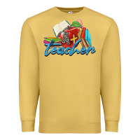 Antique Gold a  teacher Premium Sweatshirt - Zillion Design Studio