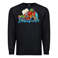Black a  teacher Premium Sweatshirt - Zillion Design Studio