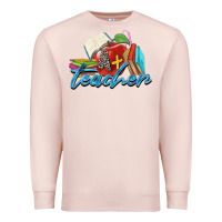 Pale Pink a  teacher Premium Sweatshirt - Zillion Design Studio