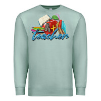 Seafoam a  teacher Premium Sweatshirt - Zillion Design Studio