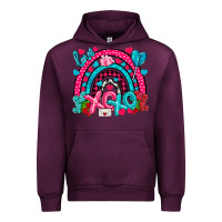 Mauve Wine xo xo rainbow valentine Urban Hoodie - NancyCooperArtShop