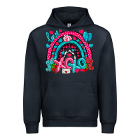 Navy xo xo rainbow valentine Urban Hoodie - NancyCooperArtShop