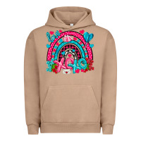 Pigment Burro xo xo rainbow valentine Urban Hoodie - NancyCooperArtShop