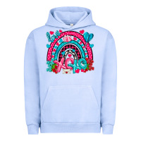 Pigment Grape Ice xo xo rainbow valentine Urban Hoodie - NancyCooperArtShop