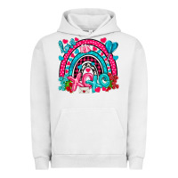Pigment Lunar Rock xo xo rainbow valentine Urban Hoodie - NancyCooperArtShop