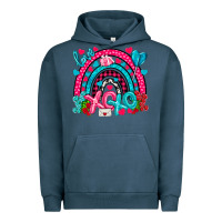 Pigment Midnight Navy xo xo rainbow valentine Urban Hoodie - NancyCooperArtShop