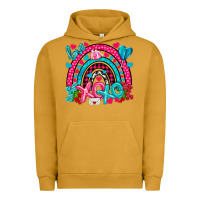 Pigment Peanut Butter xo xo rainbow valentine Urban Hoodie - NancyCooperArtShop