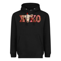 Black xoxo charolais calf Heavyweight Hoodie - RanaPortraitStore