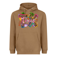 Toasted Coconut texas summer Heavyweight Hoodie - Zillion Design Studio