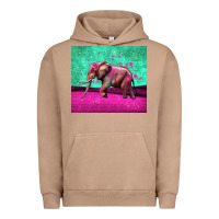 Pigment Burro colorful elephant Urban Hoodie - LillyAllenDesigns