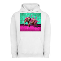 Pigment Lunar Rock colorful elephant Urban Hoodie - LillyAllenDesigns