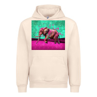 Sandshell colorful elephant Urban Hoodie - LillyAllenDesigns