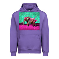 Tulip colorful elephant Urban Hoodie - LillyAllenDesigns