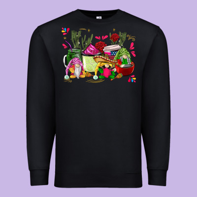 Mexican Gnomes With Coffee Cups Premium Sweatshirt Designed By Cts Tumbler Store