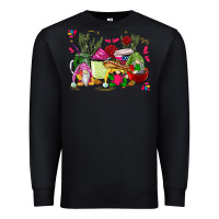 Black mexican gnomes with coffee cups Premium Sweatshirt - CTS Tumbler Store