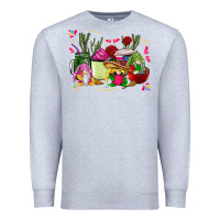 Heather Grey mexican gnomes with coffee cups Premium Sweatshirt - CTS Tumbler Store