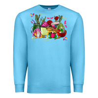 Ocean Blue mexican gnomes with coffee cups Premium Sweatshirt - CTS Tumbler Store