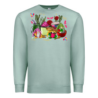 Seafoam mexican gnomes with coffee cups Premium Sweatshirt - CTS Tumbler Store