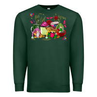 Sports Green mexican gnomes with coffee cups Premium Sweatshirt - CTS Tumbler Store