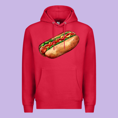 American Hot Dog Premium Hoodie Designed By Adodesignshop