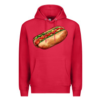 Cardinal American hot dog Premium Hoodie - AdoDesignShop