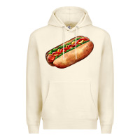 Sandshell American hot dog Premium Hoodie - AdoDesignShop