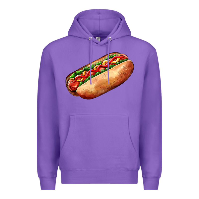 American Hot Dog Premium Hoodie by AdoDesignShop | Teevron