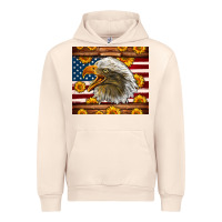 Sandshell American Flag Eagle Urban Hoodie - LillyAllenDesigns