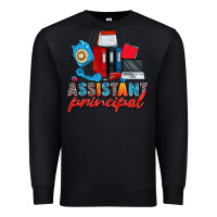 Black assistant principal Premium Sweatshirt - Zillion Design Studio