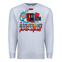 Heather Grey assistant principal Premium Sweatshirt - Zillion Design Studio