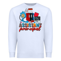 White assistant principal Premium Sweatshirt - Zillion Design Studio